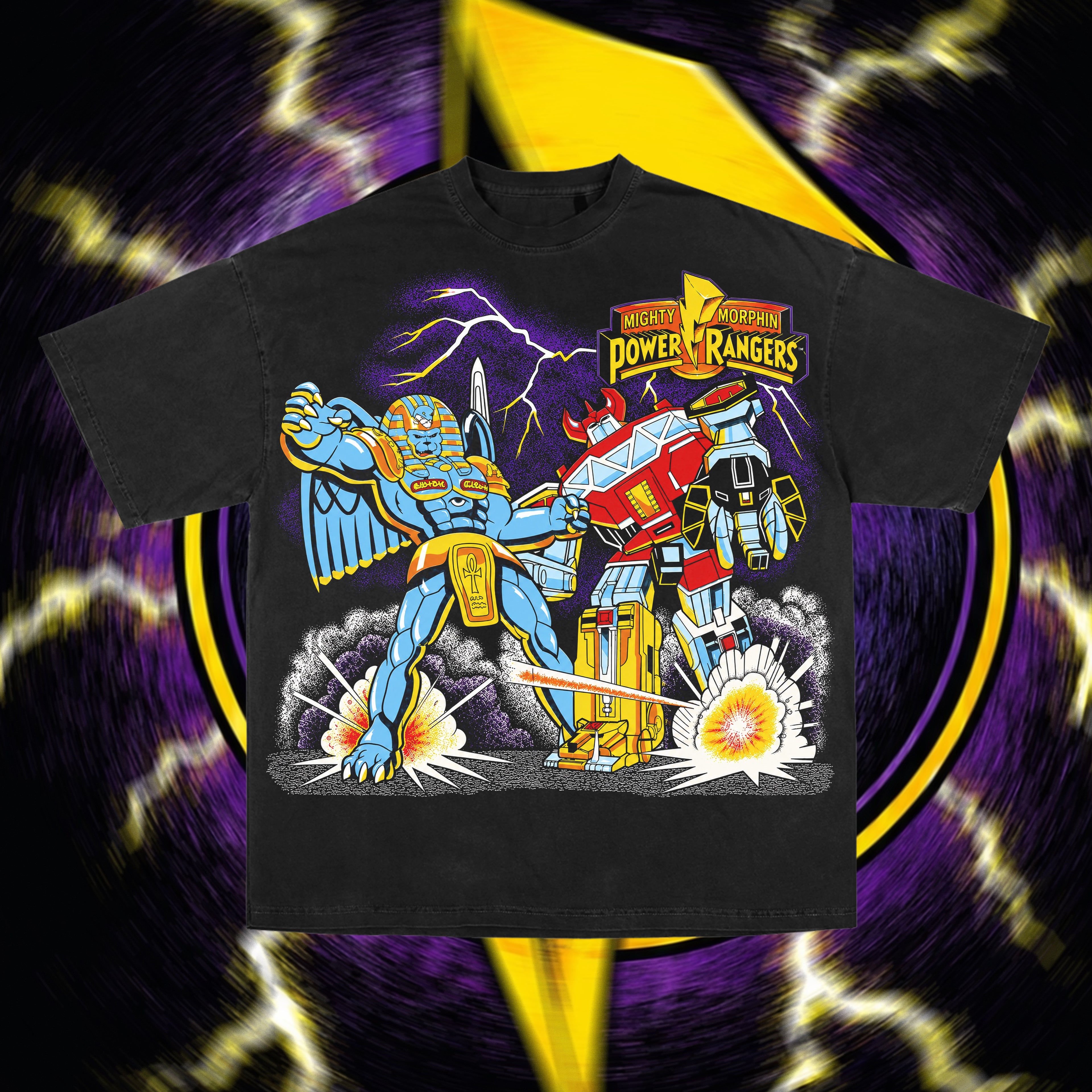 Megazord Vs Goldar